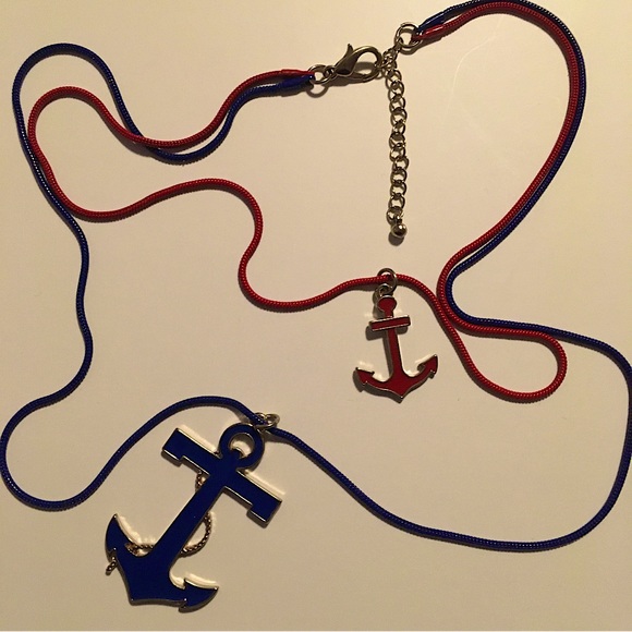 Anchor Necklace Set - Picture 1 of 4